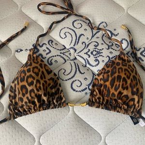 VIX swimwear triangle bikini top size large